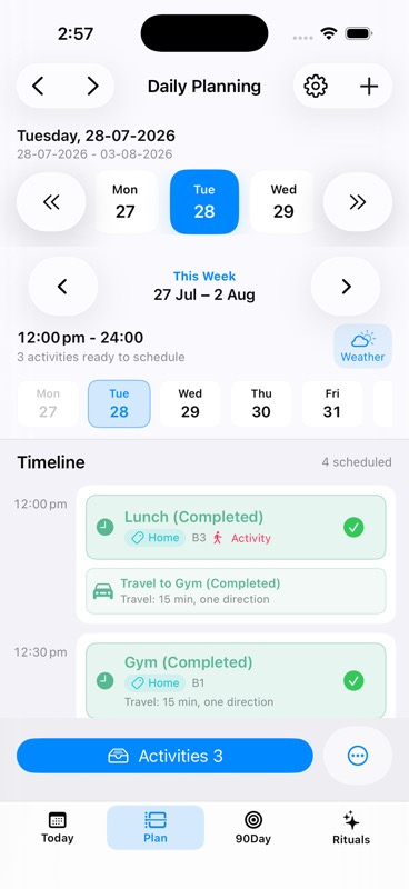 Build habits with a plan you can actually see shown in myDailyTasks on iPhone.